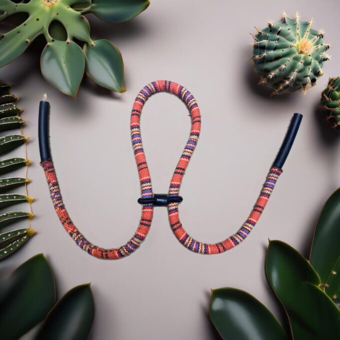 DEBLJA SPORTSKA TRAKA ZA NAOČARE – Aztec orange snake