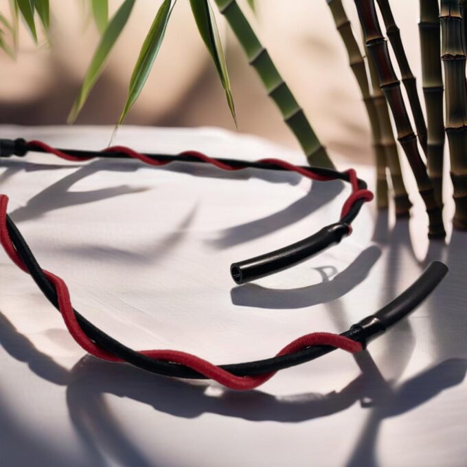 TRAKA ZA NAOČARE – Black Red Snake