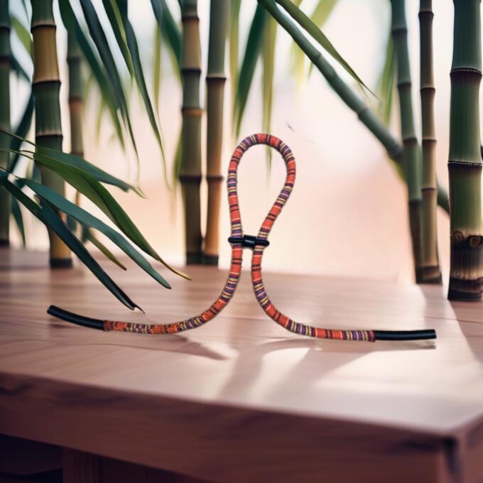 DEBLJA SPORTSKA TRAKA ZA NAOČARE – Aztec orange snake