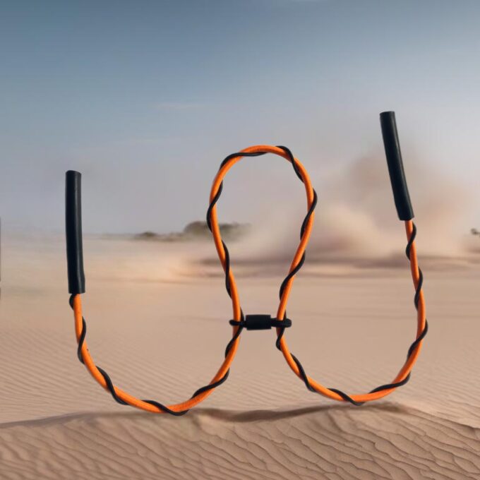 TRAKA ZA NAOČARE – Tanka Black Orange Snake