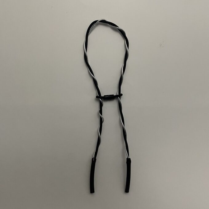 TRAKA ZA NAOČARE – Black Silver Snake