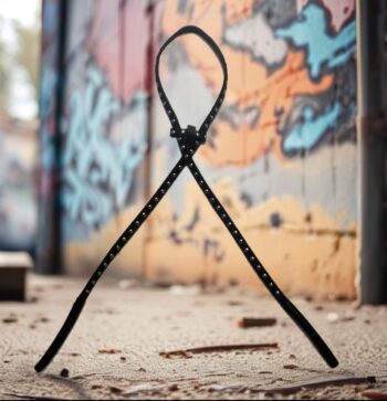 TRAKA ZA NAOČARE – Silver Black Dot Snake
